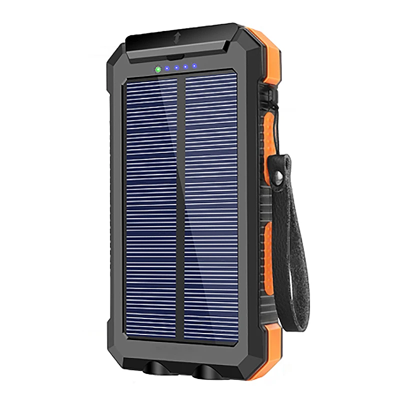 
Wholesale 30000mah Waterproof Dual USB Solar Power Panel Cell Phone Charger Solar Power Mobile Battery Charger Solar Power Bank 