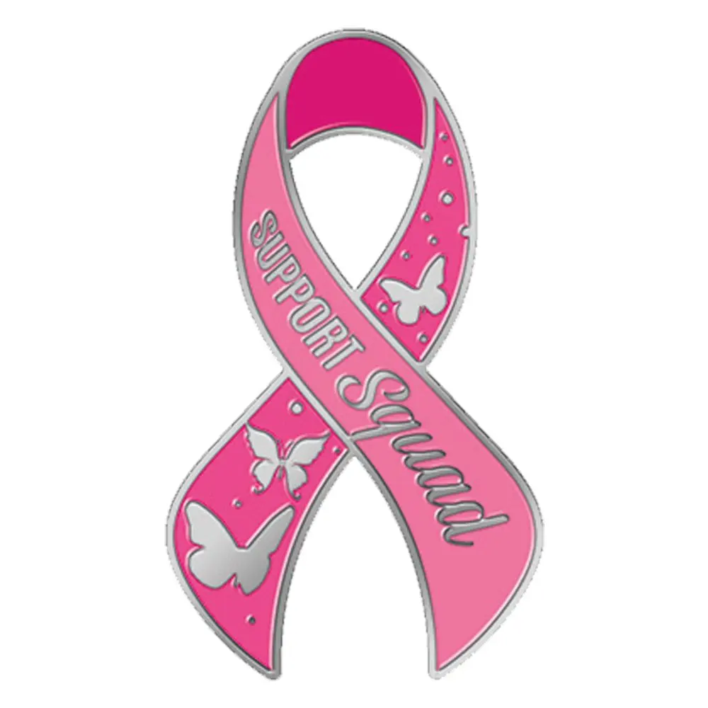 silk ribbon Pink Awareness Pin, breast cancer awareness, Breast cancer items clearance safety pins