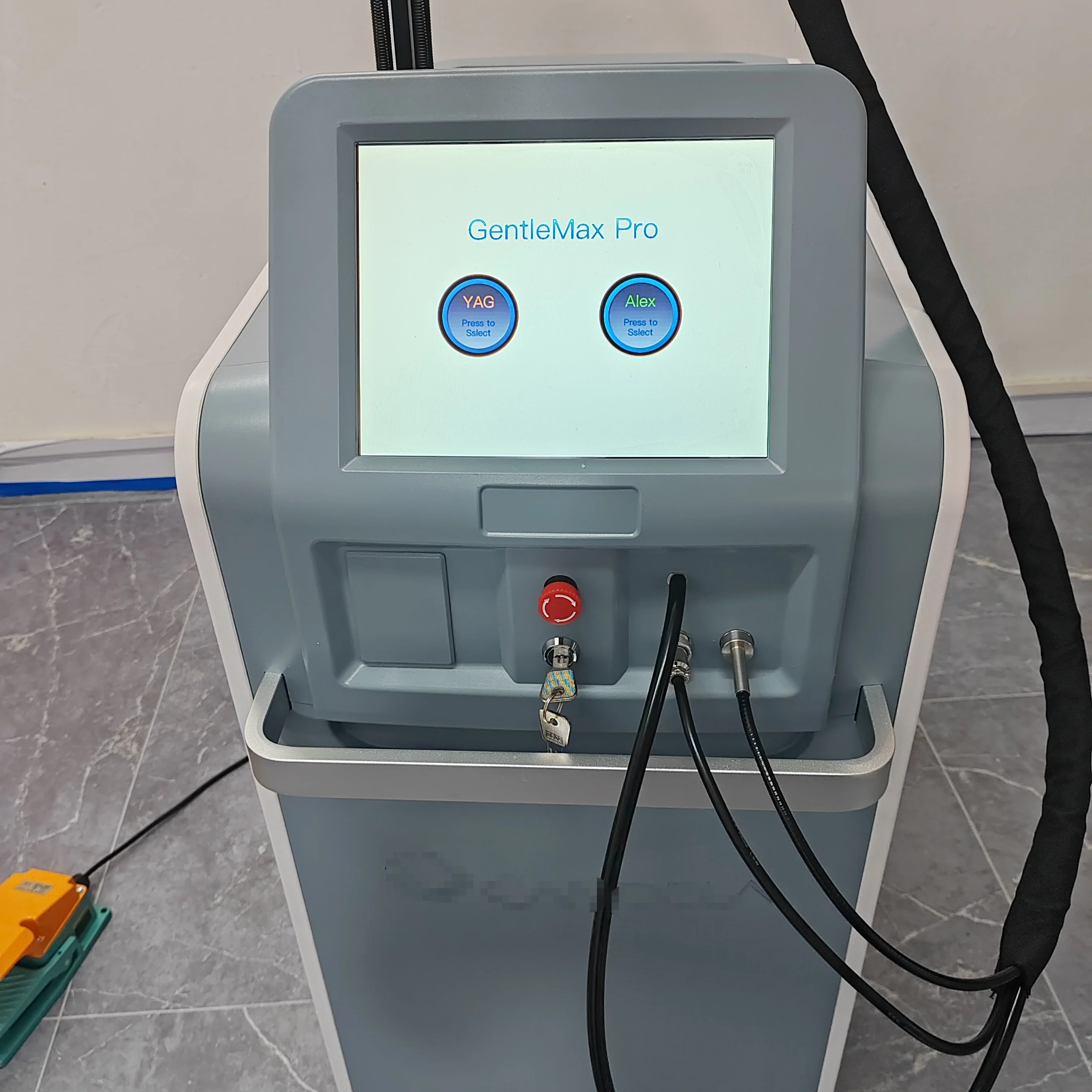 Laser hair removal machine Long Pulsed Nd YAG Laser pro 1064nm Alexandrite 755nm laser alex pro