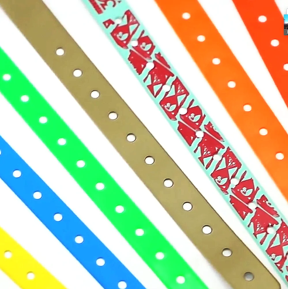 Fashion new entertainment wristbands disposable identification bracelets tickets admission customized printing LOGO