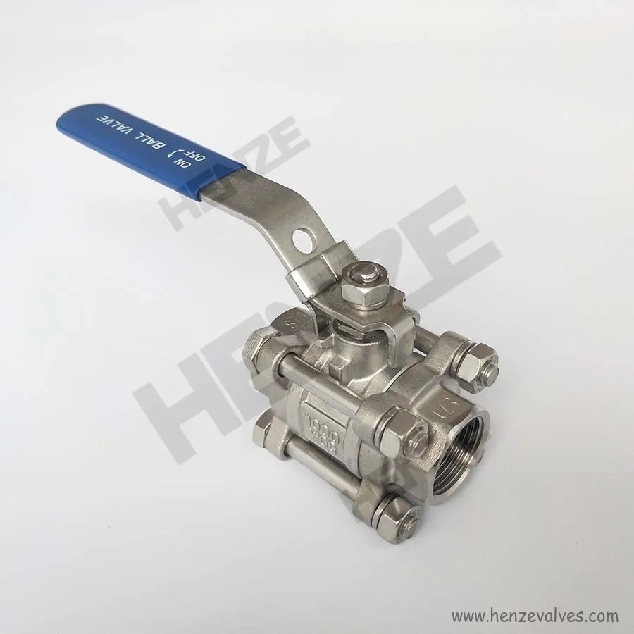 Шаровые краны с резьбой BSP NPT SS304 SS316 3 шт.