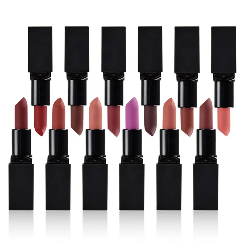 Wholesale High Quality Nude Lipstick Private Label Cosmetic Sexy Red Matte Creamy Waterproof Lipstick