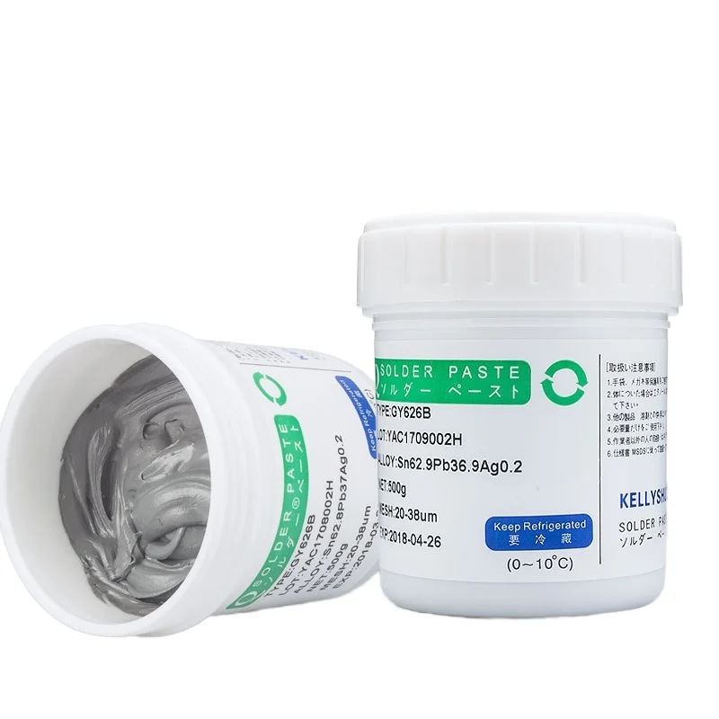 SMT BGA Repair LED Welding Fluxes Medium and Low Temperature Tin Containing Silver Solder Paste for Planting