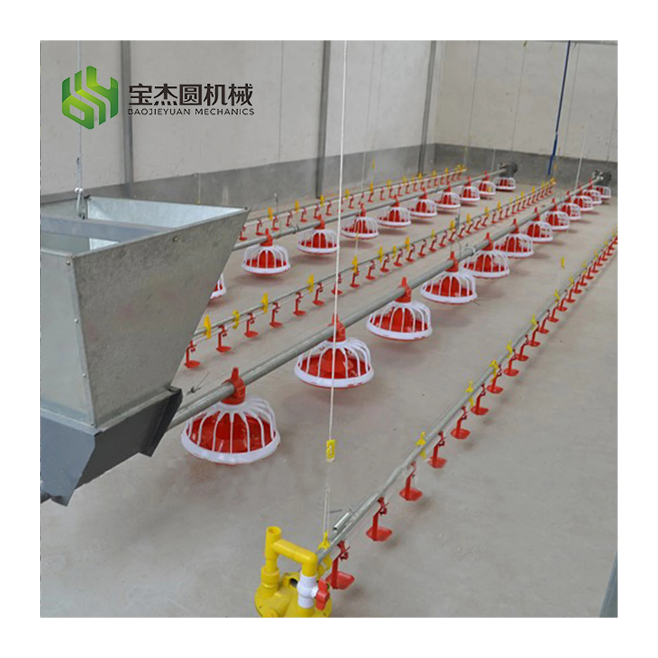 Modern Automatic Broiler Breeder Equipment System Plant Line Layer Farm Chicken House Poultry Equipment for Chicken Feed
