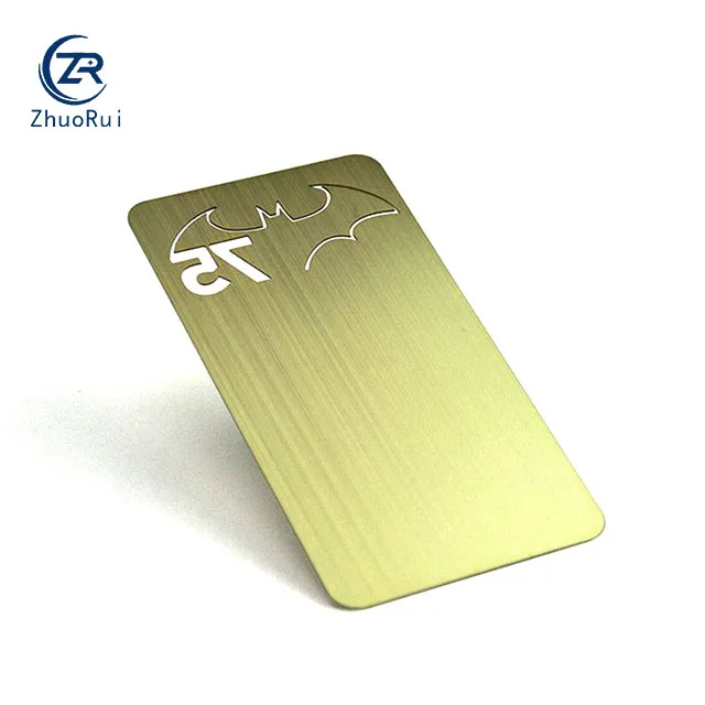 4K Gold Nfc Metal Visitenkarte card benutzer definierte NFC Metal karten Business Kreditkarte mit QR-Code