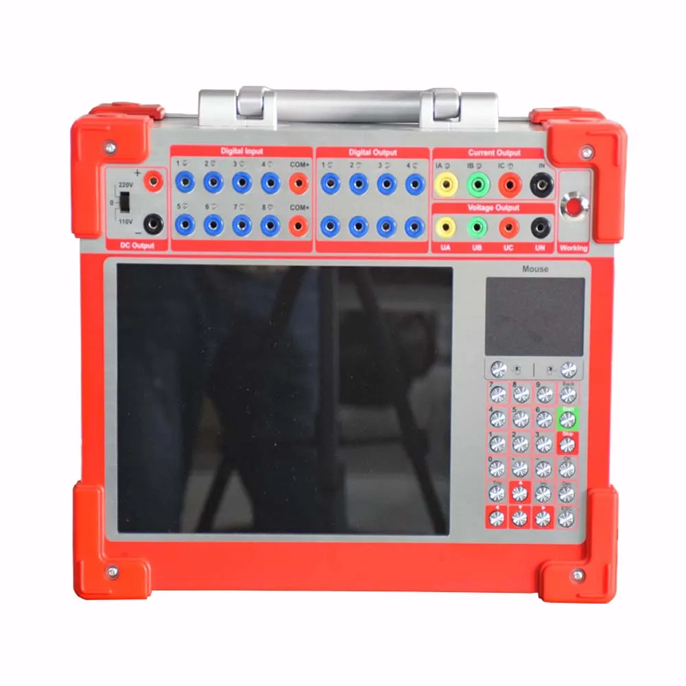 Power System Three Phase Protection Equipment Relay Test Equipment 40A Secondary Current Injection Tester