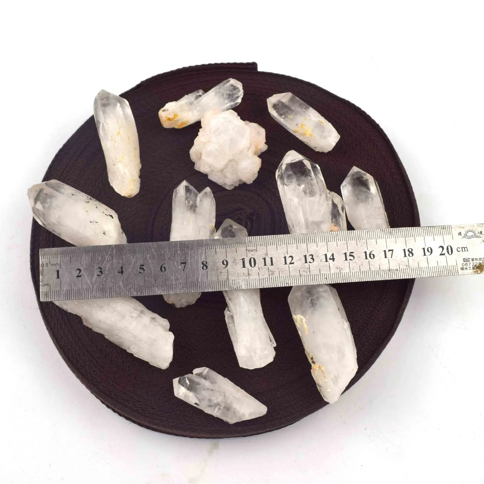 Natural White Crystal Single Pointed Transparent Energy Column Clear Quartz Rock Crystal Healing Points For Decoration
