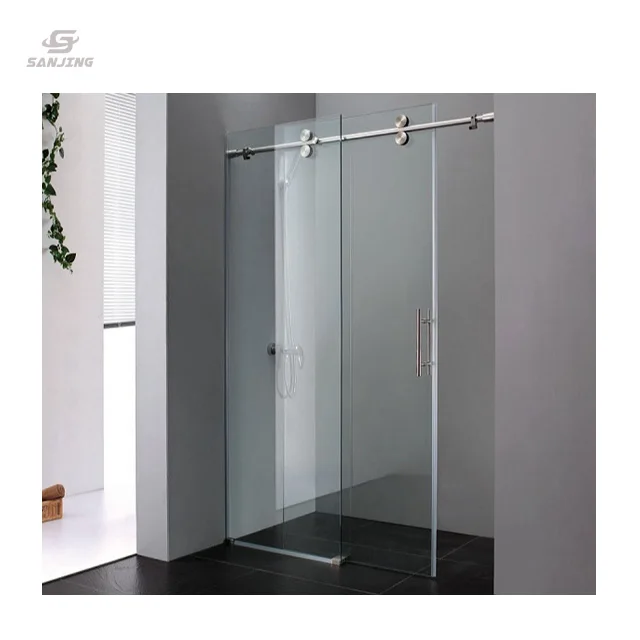 shower glass encloser cubicle 6mm 8mm tempered glass bathroom partition sauna door tempered glass
