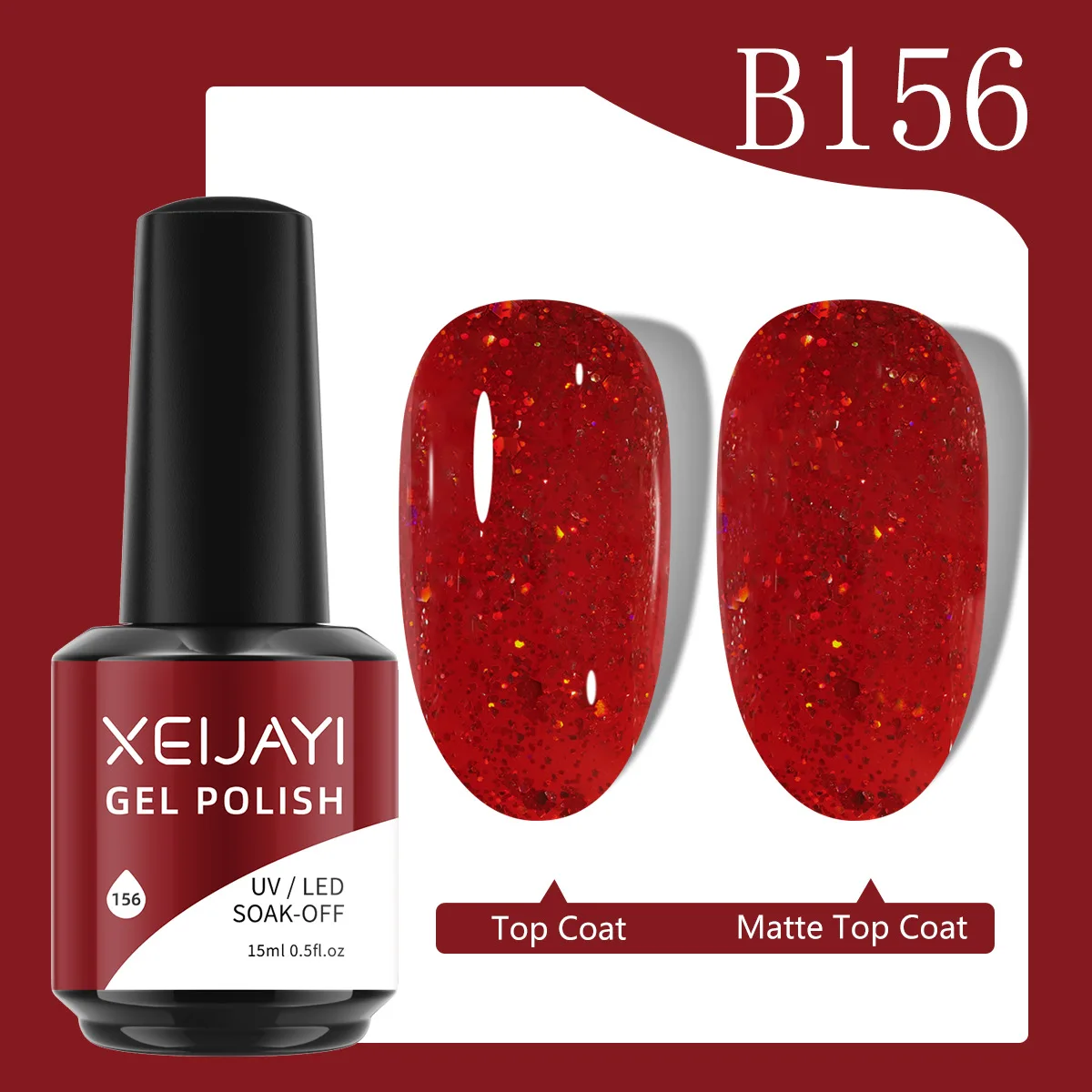 156 Colors Gel Nail Polish Full Coverage Pure Color Paint DIY Creamy Texture UV Semi-permanent Gel Polish Manicure