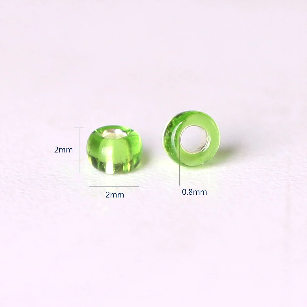 2MM Glass Seed Beads For Jewelry Making Crystal Lampwork Waist Beads For Charms Necklace Bracelet DIY Accessories 1000pcs/box