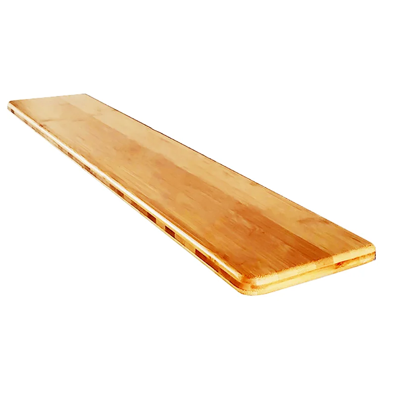 Modern Decorative Bamboo Hanging Floating Commodity Wall Storage Shelves Unit Home Decor for Living Room Kitchen Bathroom