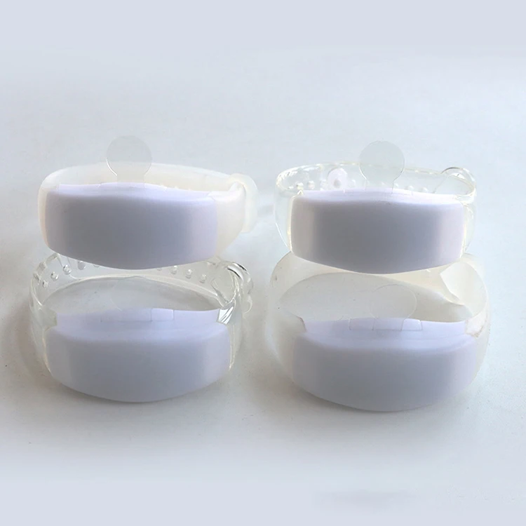 Manufacture DMX remote control led glow bracelets plastic wristband 3 lights with control for event concert