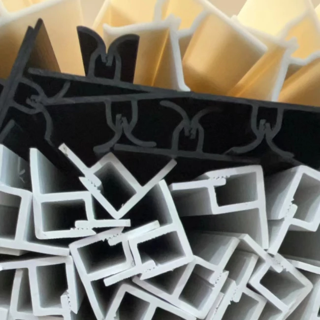 Soundproof plastic extrusion walling profiles pvc stretch edge frame fabric mounting wall track pvc stretch ceiling profile