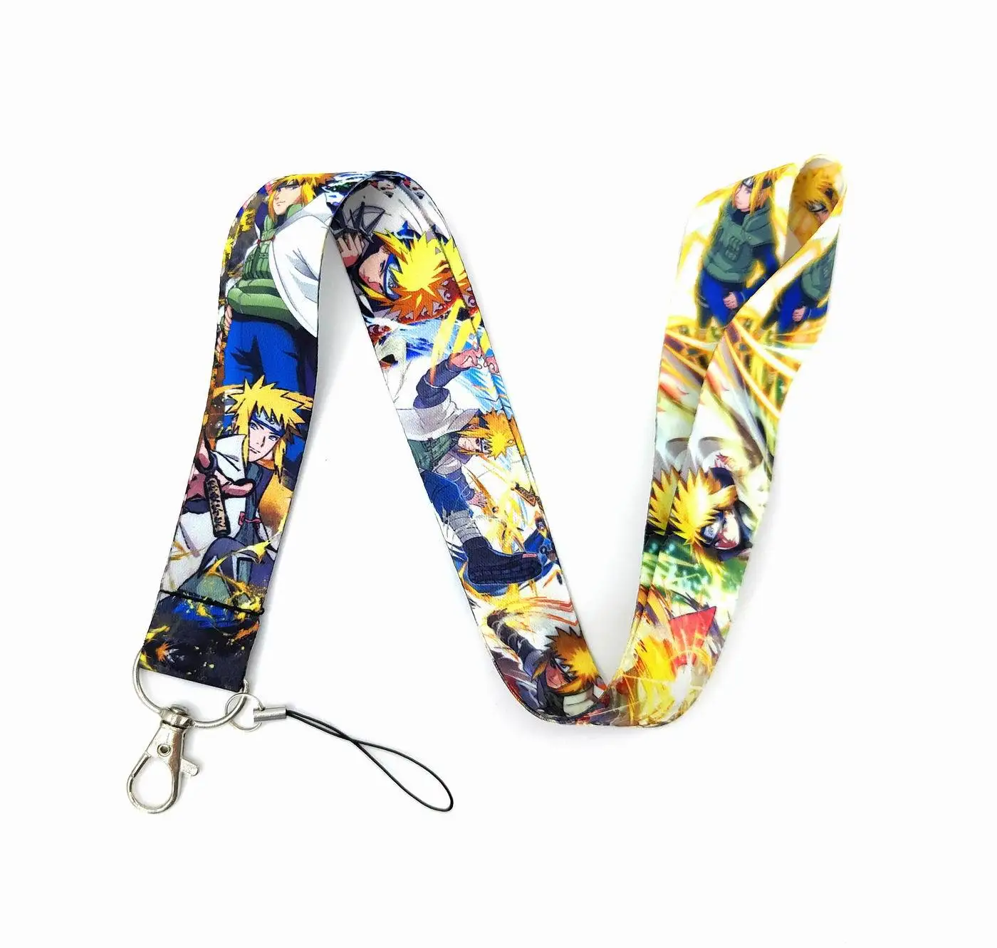 Narutoes Lanyard Keychain ID Card Pass Mobile Phone Badge Neck Strap for Boys and Men