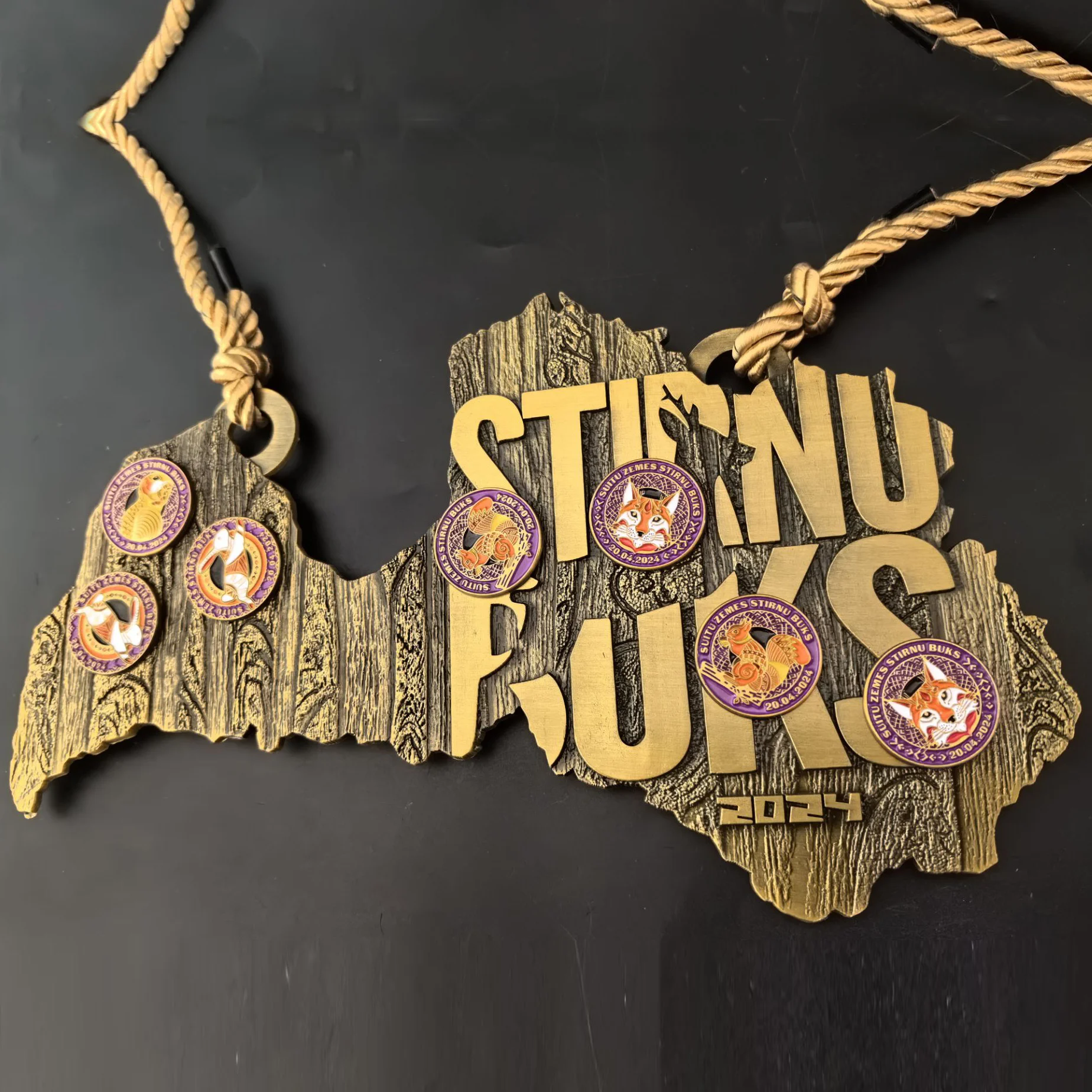 High quality custom necklace medal chain medal marathon medal with chain