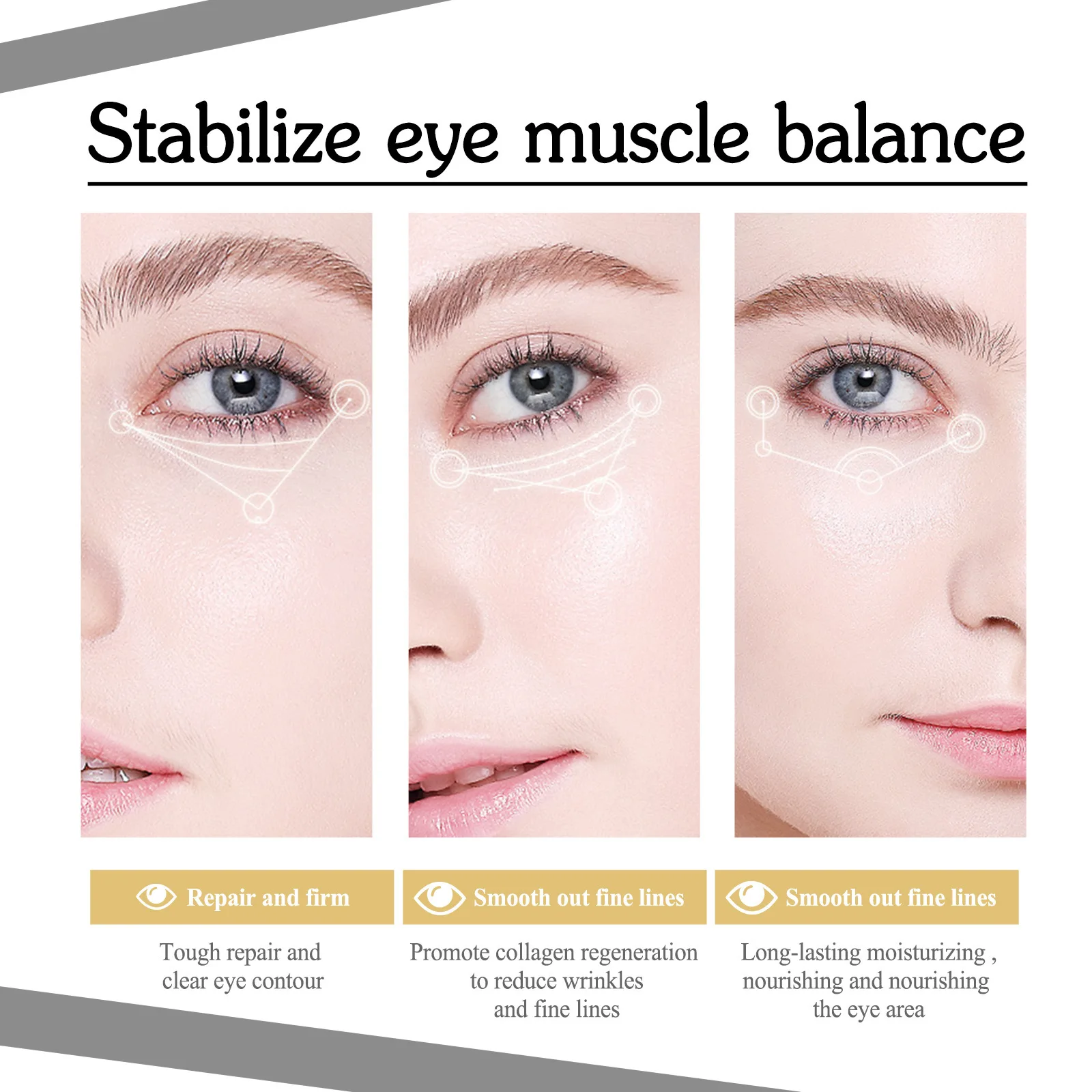 Jaysuing Private Label Eye Care Cream Instant Eye Lift Cream Bags Reduces Wrinkles Under Lifting Firming Anti-aging Moisturizing