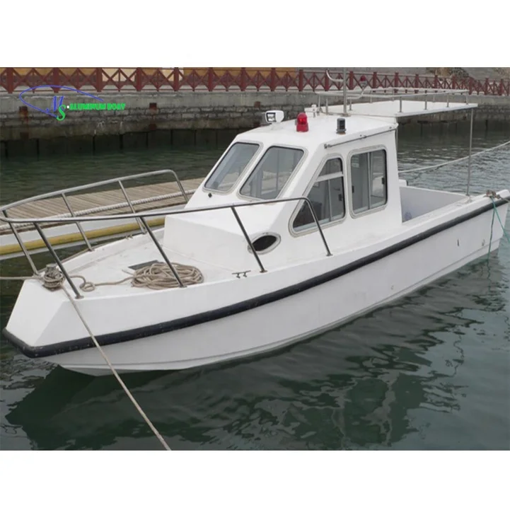 Fishing boat aluminum for sale patrol boat 8m 120hp  for  customers MS Aluminium boat