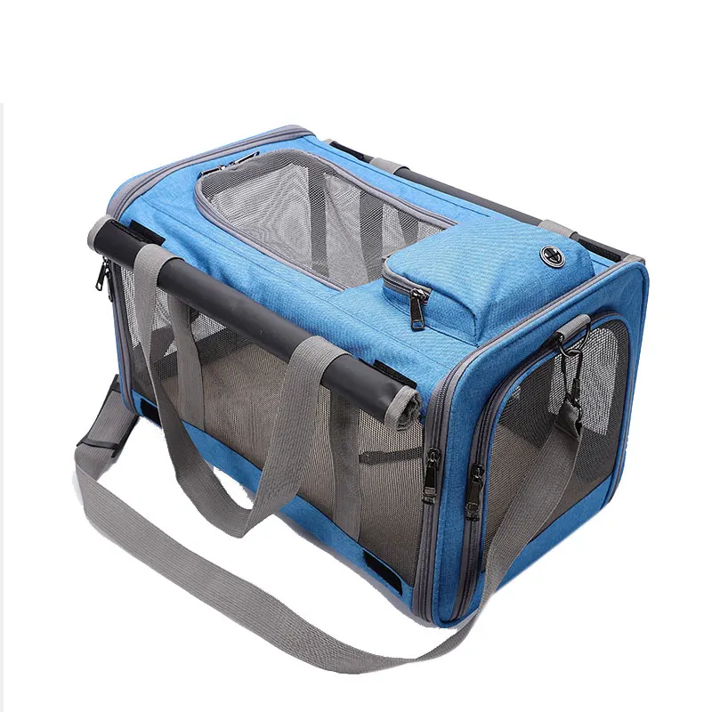 FULIYA Travel Portable Breathable Pet bags Large Capacity Foldable Tote Bag fot Dog Pet Carriers