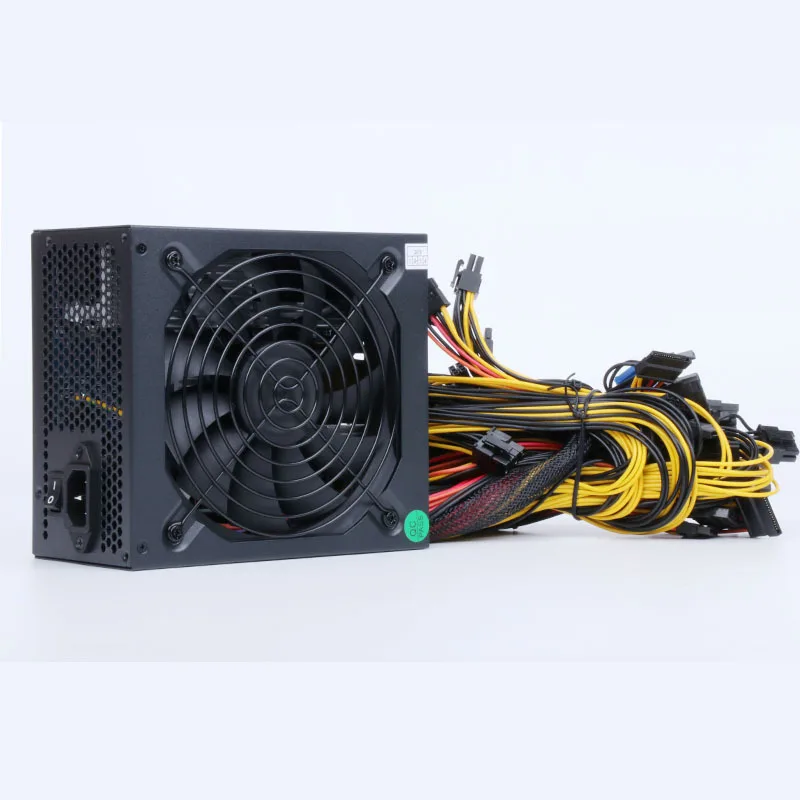  2600W Rated PC Power Supply 2400W Computer 8 GPU Server for Crypto-mining Rendering Equipment (8PIN+6PIN) *3 (2).jpg