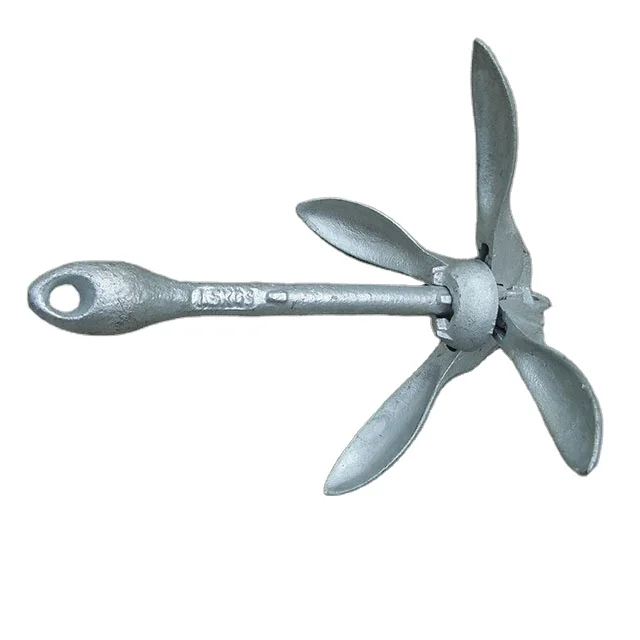 carbon steel  inflatable boat galvanized folding anchor