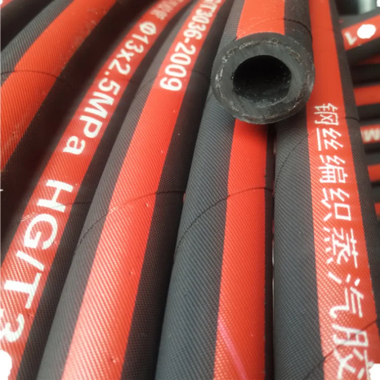 High temperature steam lines hydraulic rubber hose steam hose EPDM rubber steam hose