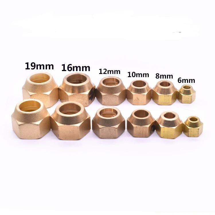 Factory price  air conditioner flare nut for air conditioner parts