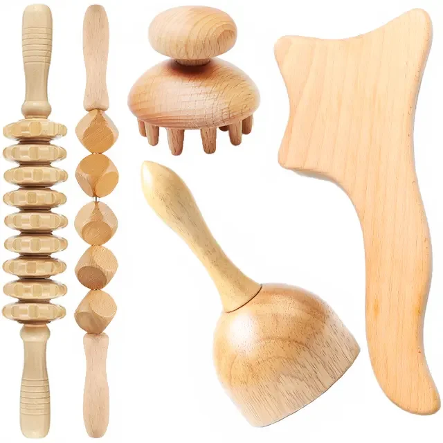 New Listed High Quality Body Contour Wood Therapy Machine, Facial Wood Therapy, Wood Therapy 2 In 1 Wood Massage Tools