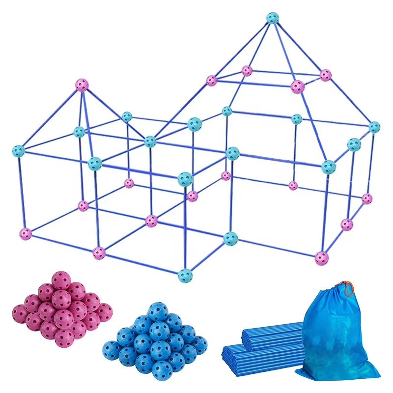 Outdoor Kids Toys Ultimate Air Fort Builder Kids Crazy Fort Building Set on Sale