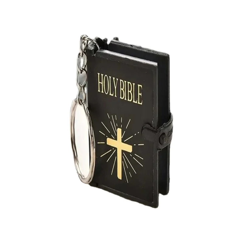 Wholesale Bible Mini Verses Keychains English Bible Verses Keychains Customize Keychain Accessories