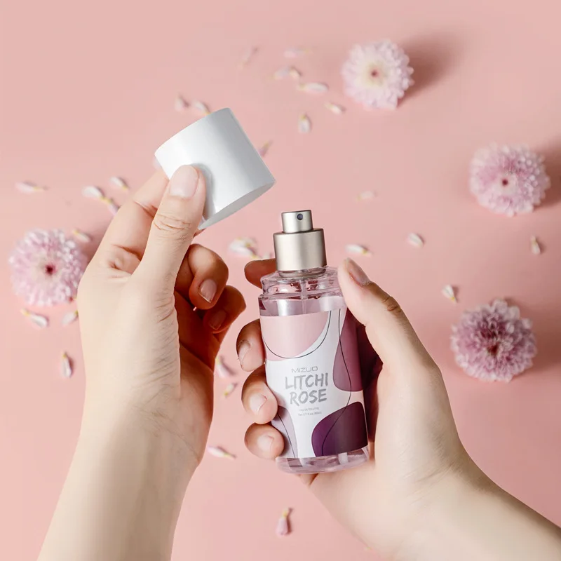 Custom logo big size 80ml Body Spray Perfume Glitter Shimmer Fragrance deodorant Mist Spray for clothing Shoes or body