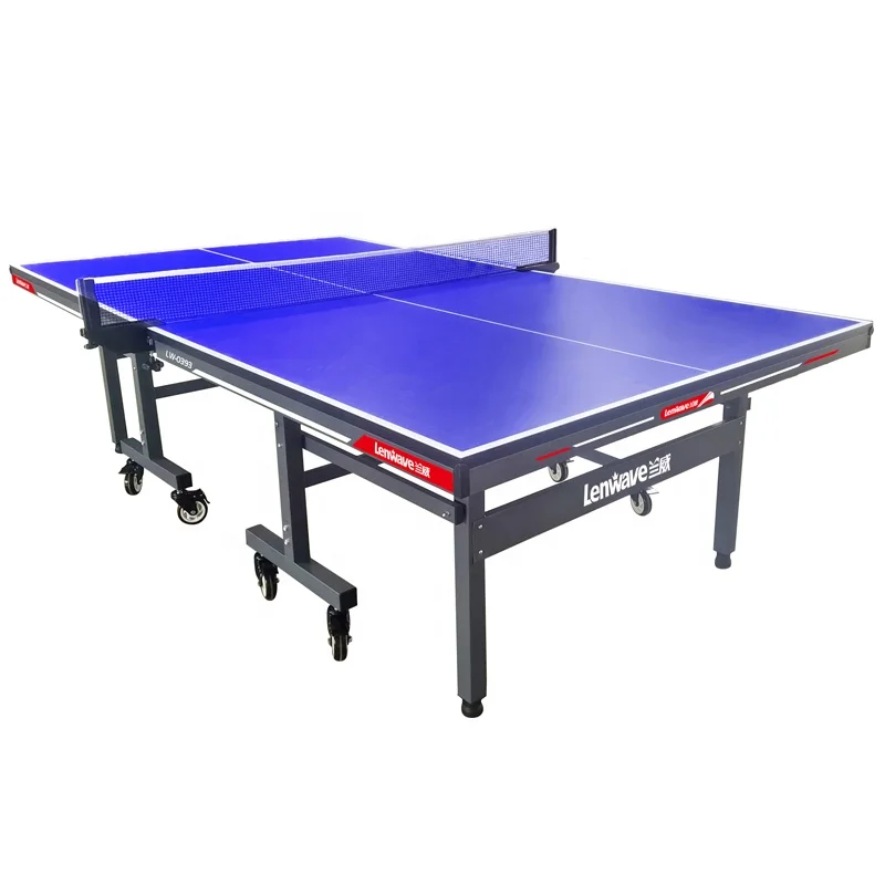 Lenwave Professional HDF indoor Table Tennis Table with Quick Clamp Ping Pong Net and Post Set More stronger ping pong table