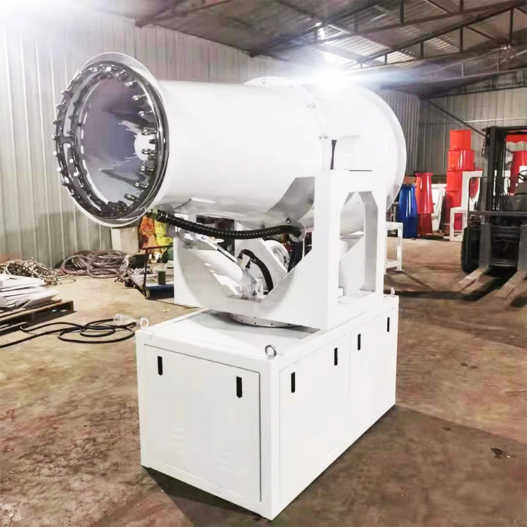 Shandong supply environmentally fog cannon dust suppression 60m best quality China sprayer with remote controller