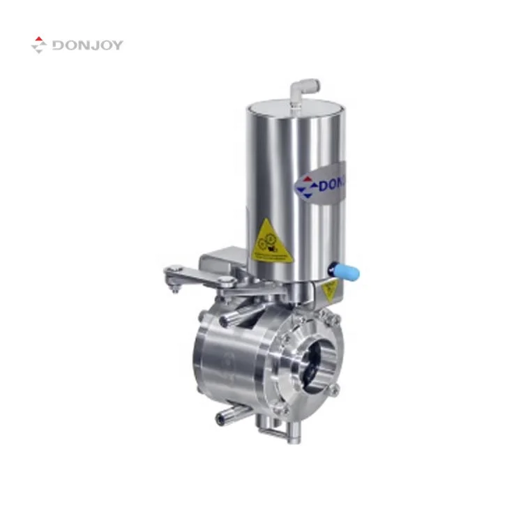Donjoy санитарный SS304/316L пневматический привод Дроссельный клапан стыковая сварка