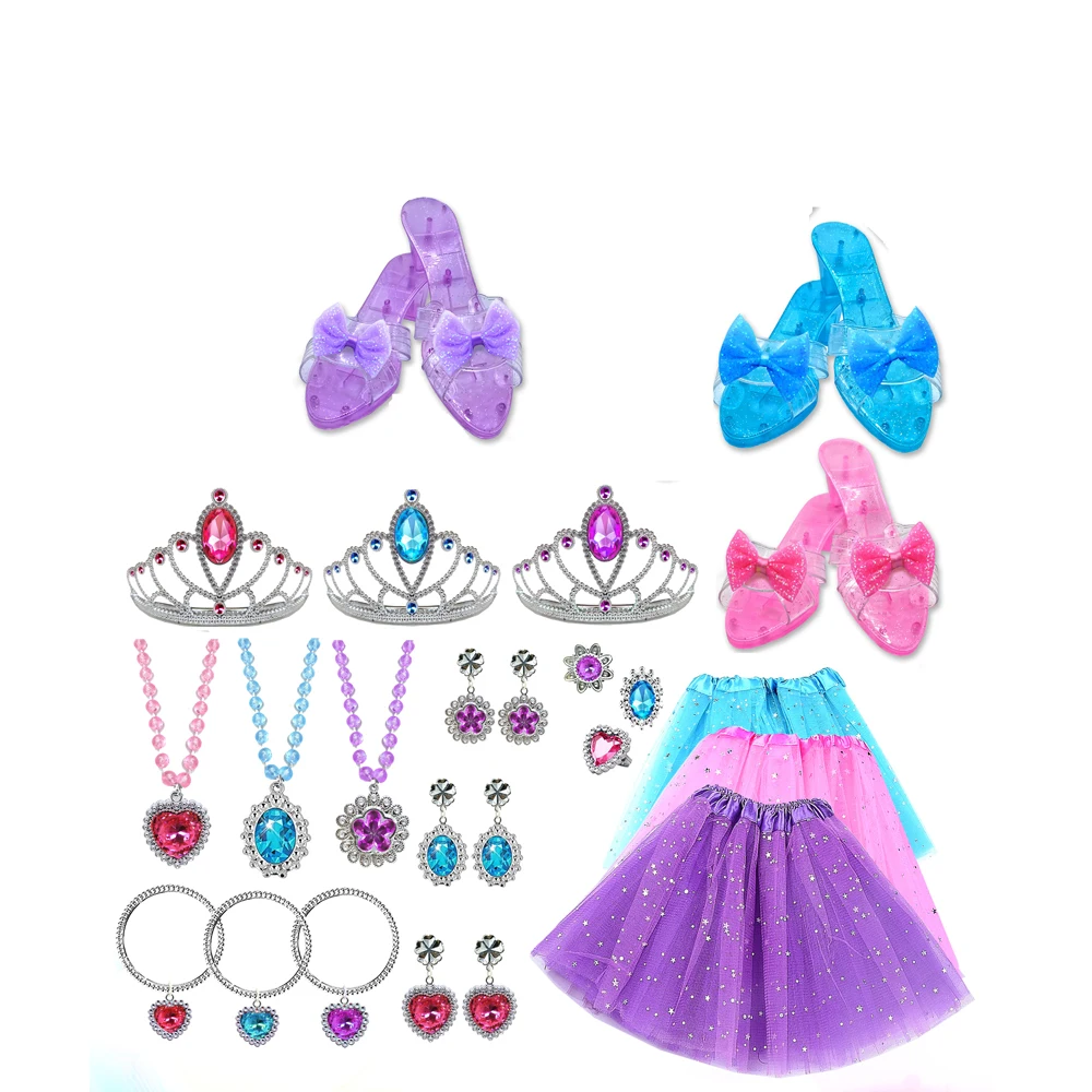 Beautiful Kid Party Costume Girls Tutu Skirt Set Princess Dress Party Accessory Dress Up Set Toy