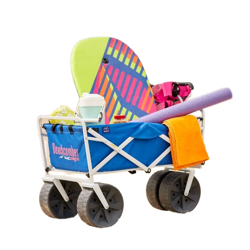 Hot Selling Heavy Duty Picnic Garden Camping Trolley Cart Portable Collapsible Folding Outdoor Folding Wagon Cart