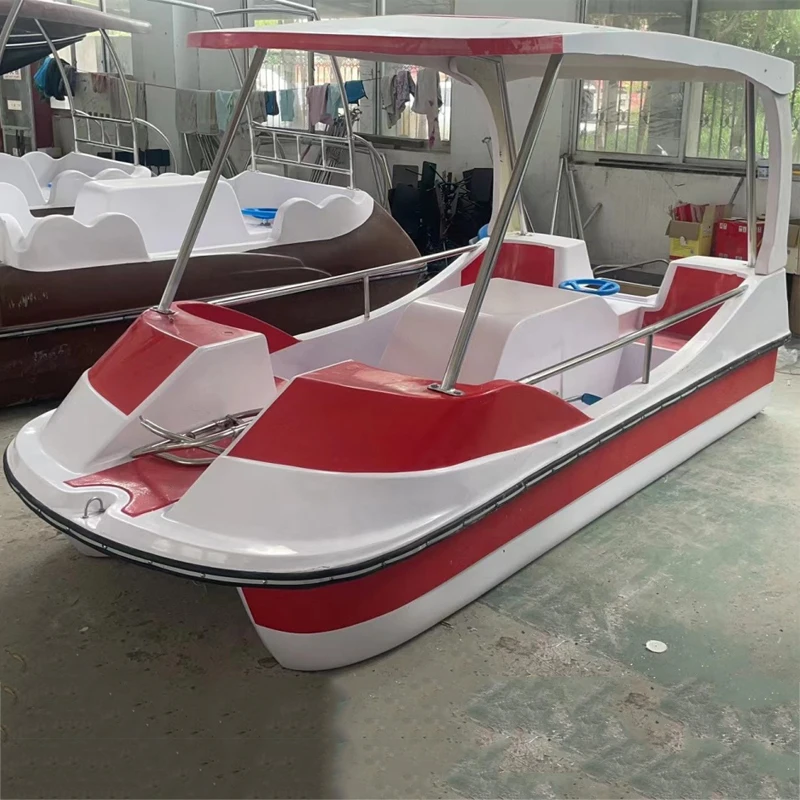 New Style Amusement four person water boat duck Pedal Boat water bike pedal boat for sale