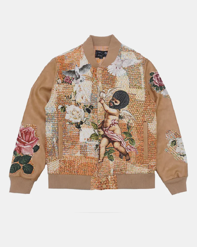 Quick Customize Custom Logo Tapestry Jacket Woven Jacquard Streetwear High Quality Designer Tapestry Blankets Hoodies Jackets