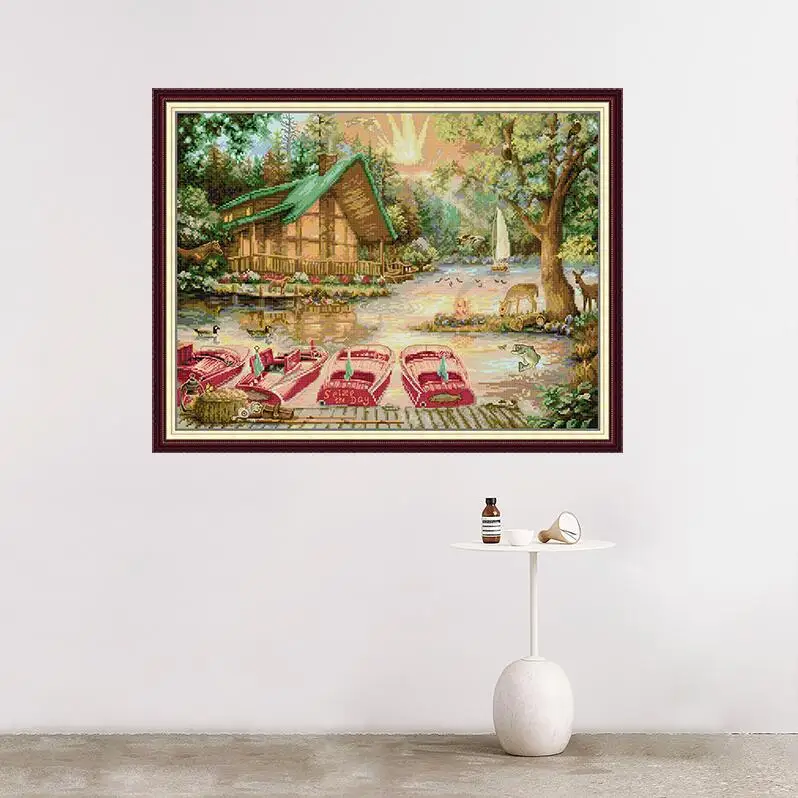 NKF Needlepoint Canvas Embroidery Set Home Decoration Cross Stitch Kits China Factory Price