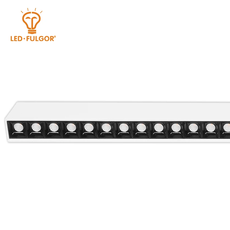 Elegant design indoor office shop restaurant aluminum housing 36w led linear pendant light