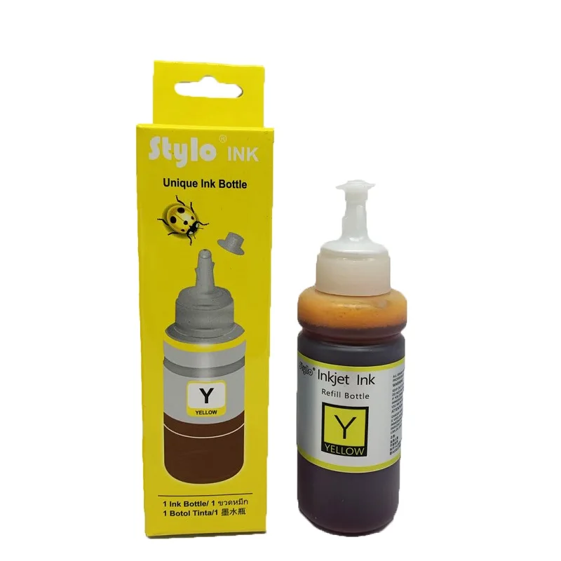 Yellow 70ML/Bottle 664 673 Ink Dye Ink Refill Tinta For Epson 664 672 L310 L805 L360 L363 L365 Series