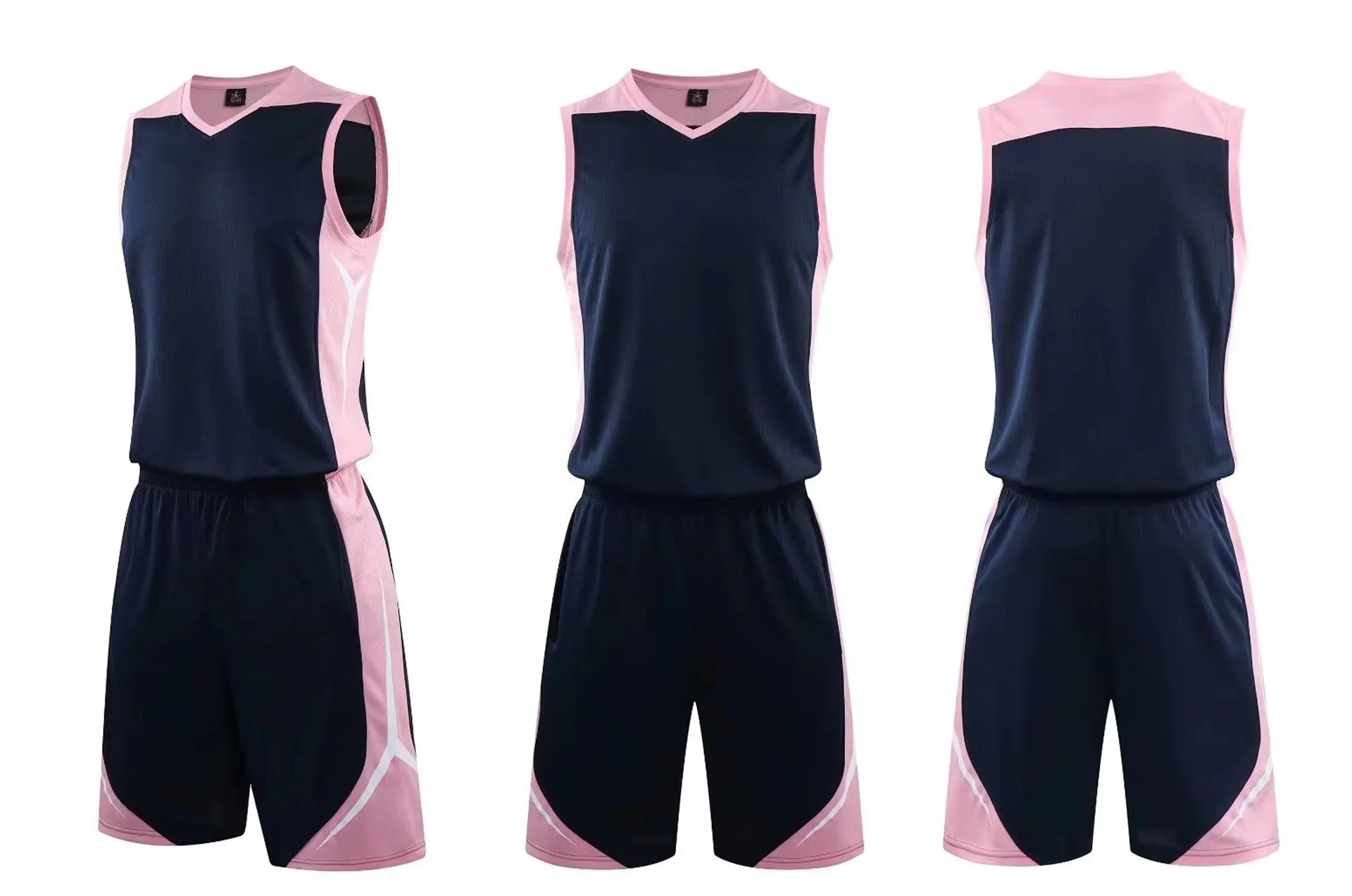 High quality wholesale basketball suit customizable logo basketball shirt training game basketball suit