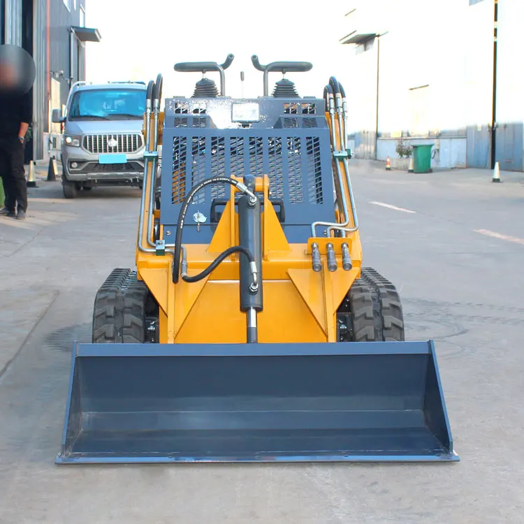 Free Shipping Operating Weight 420kg 23Hp 27HP Mini Tracked Skid Steer Loader
