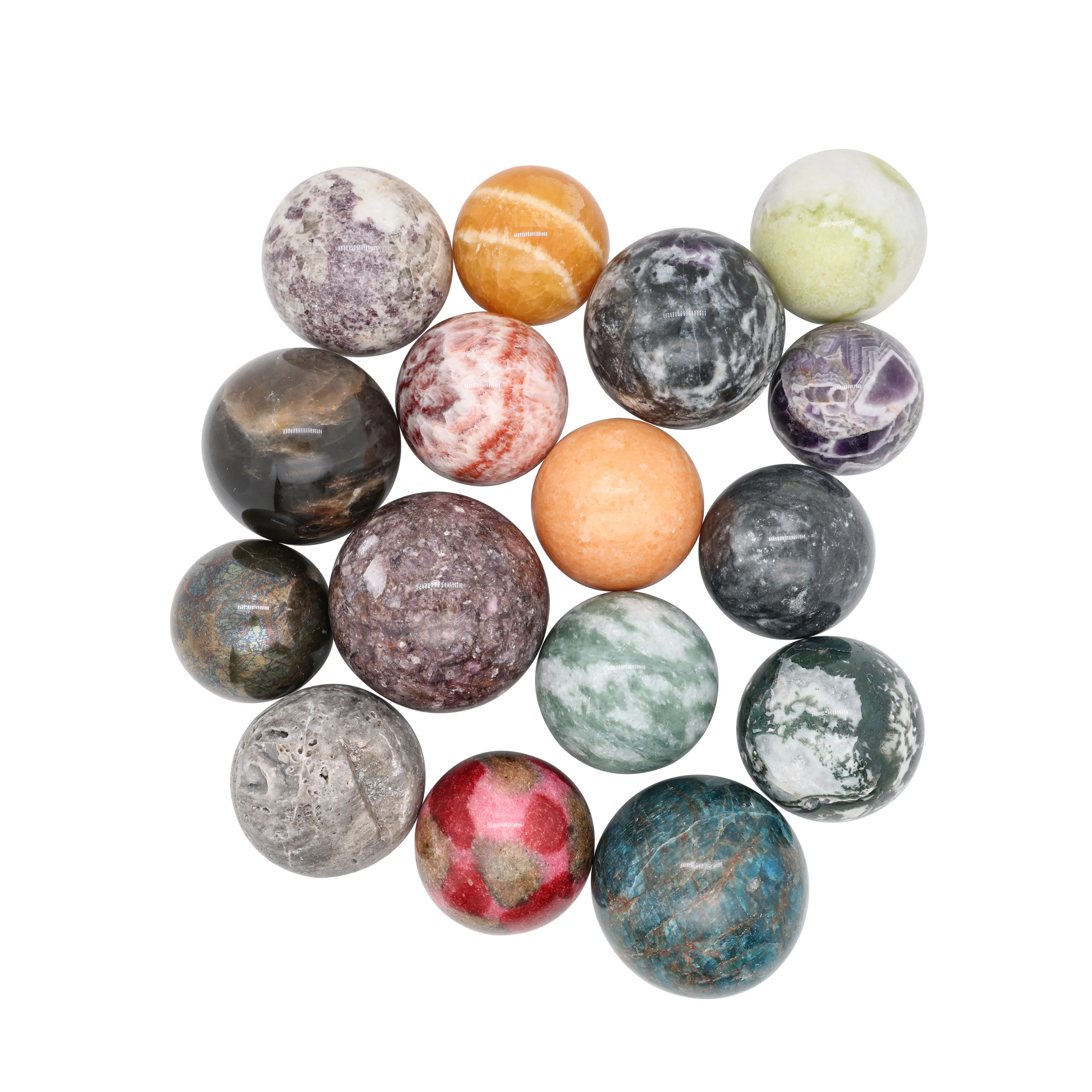 Wholesale custom crystal gum polished crystal  sphere quartz balls for healing