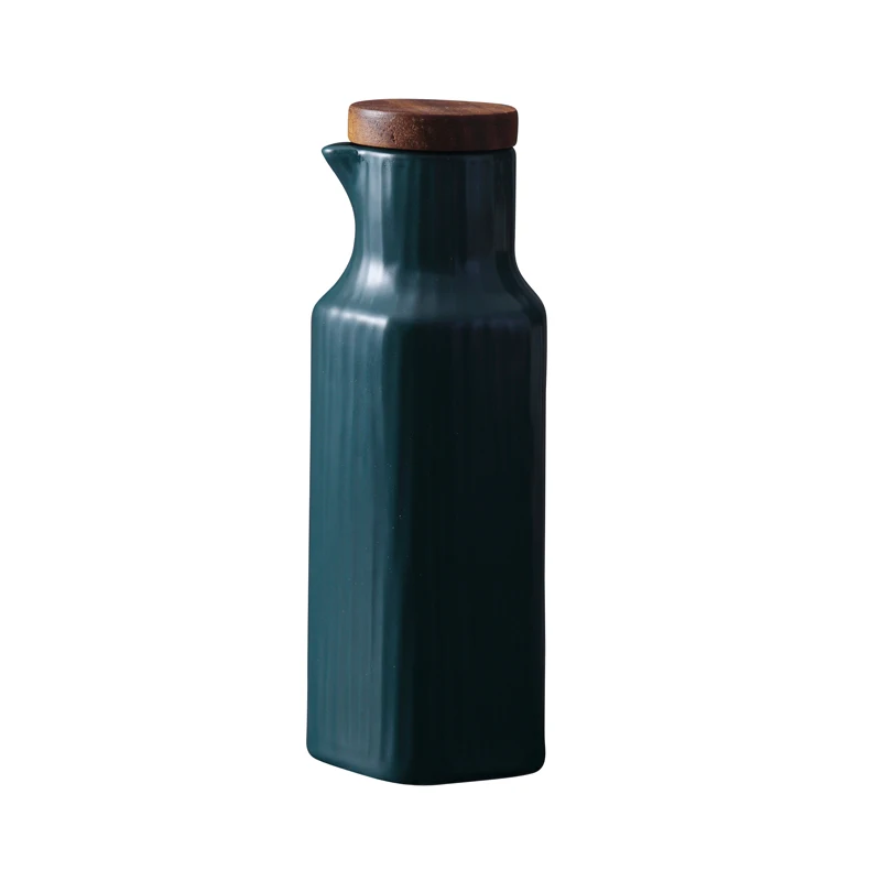 Белая керамическая бутылка для соевого соуса и масла банка приправ кухонная