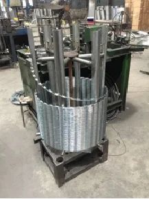 Full automatic galvanized concertina razor blade fence barbed iron wire making