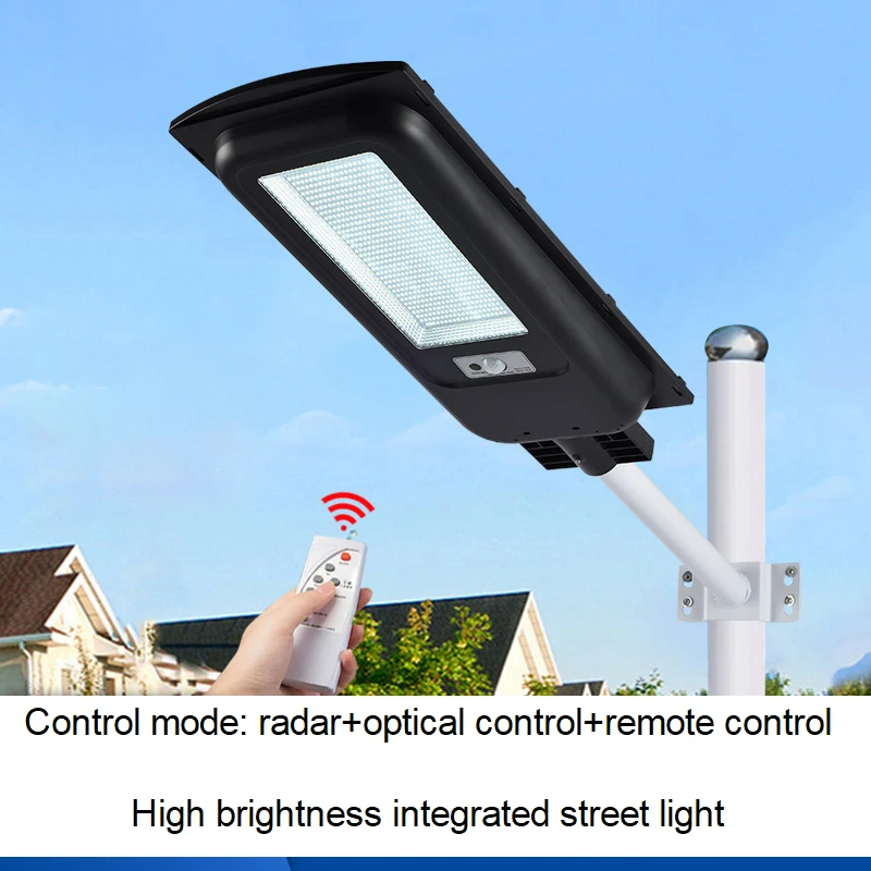 LED Solar Street Light High Lumen Induction Motion Sensor Waterproof Integrated Outdoor Luminaria Road Led Garden Solar Street l