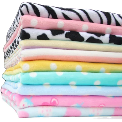 China blanket long hair flannel soft micro flannel fleece fabric for blanket bedsheet printed flannel manufacturer blanket solid