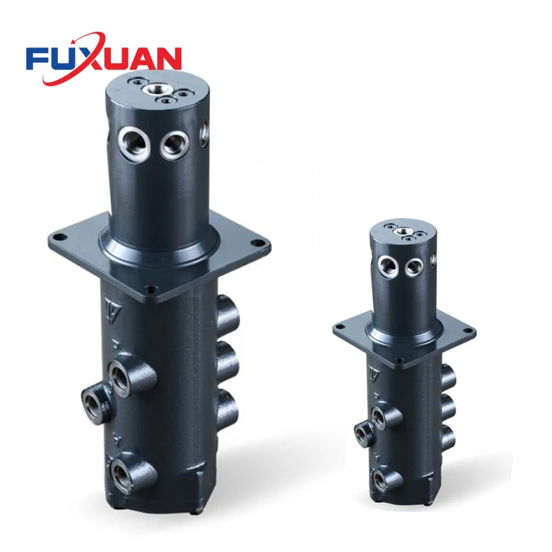 Hydraulic central slewing joint for excavator crane