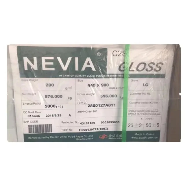 128gsm/170gsm/250gsm nevia/Нинбо сложить/Чэнь мин качество глянцевая и матовая бумага для художественной печати в размер листа 640*920 мм