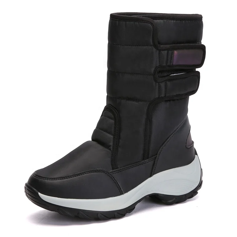 
US Women 5-11# Wholesale Warm Soft Fur Plush Lining Lady Girl Comfortable Logo Custom Women Snow Winter Boot 